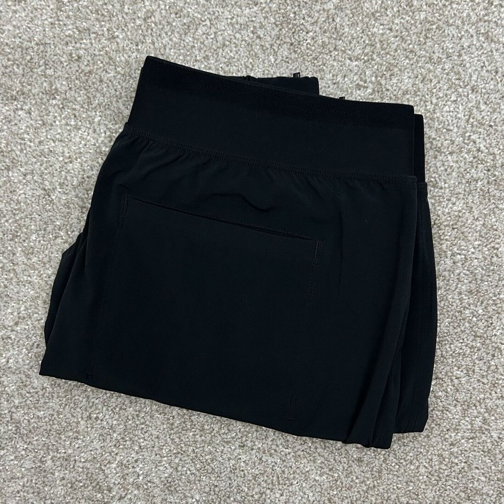 Athleta Women's Size 14 Jogger Pants Black Zip Up Ankle Area EUC - Picture 1 of 8